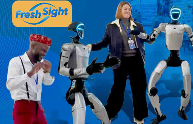 国际创客与机器人即兴斗舞