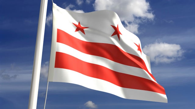 华盛顿哥伦比亚特区的区旗（图片来源：《国会山报》）